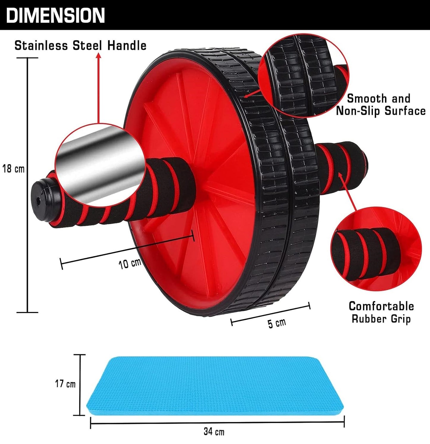Premium Abs Roller for Men & Women Stomach Abs Roller
