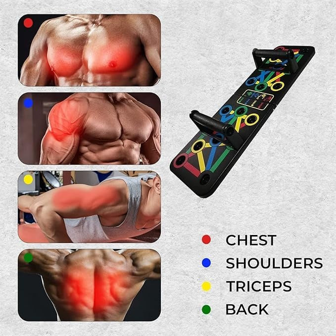 15-in-1 Foldable Push-Up Board